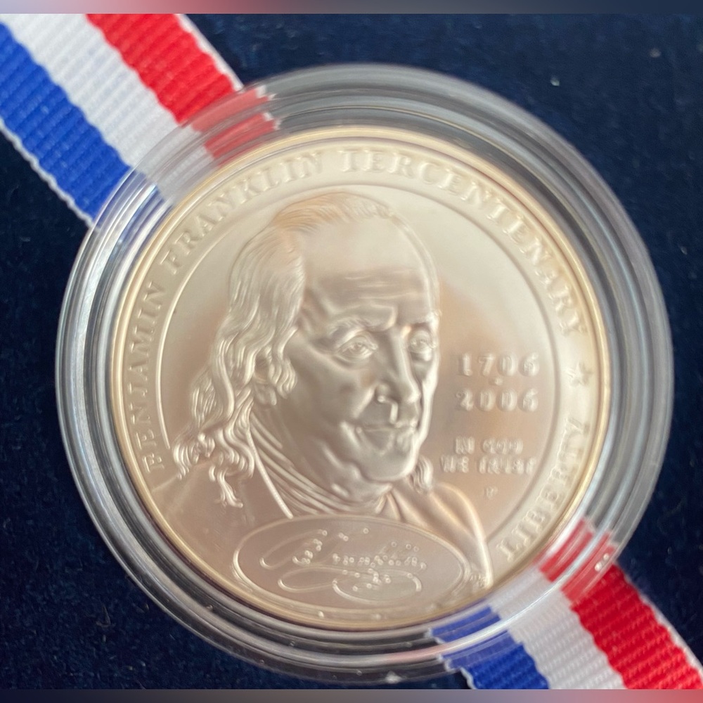 Benjamin Franklin Commemorative Coin Program Set - Picture 3 of 12